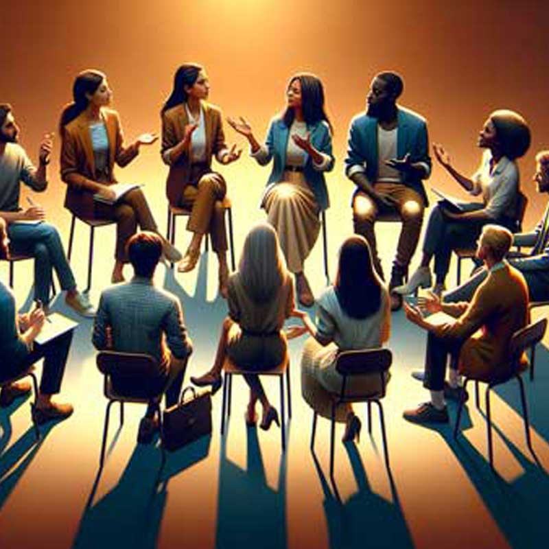 A high-quality image showcasing a marketing analyst working with advanced AI analytics on a large screen. The environment is modern and filled with tech elements. Warm sunlight filters in, creating a productive workspace. A blend of blue tones conveys technology, while the angle emphasizes the interaction with data. The snapshot should capture the detail in 4K resolution, focusing on the interface.